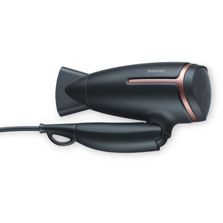 Beurer HC-25 Secador de Viaje Iónico Plegable Negro